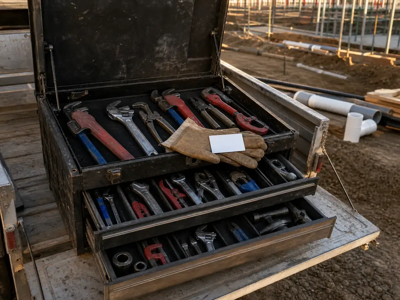 Guide : Plombier en mine : outils personnels, permis manuel, et parfois la nationalité